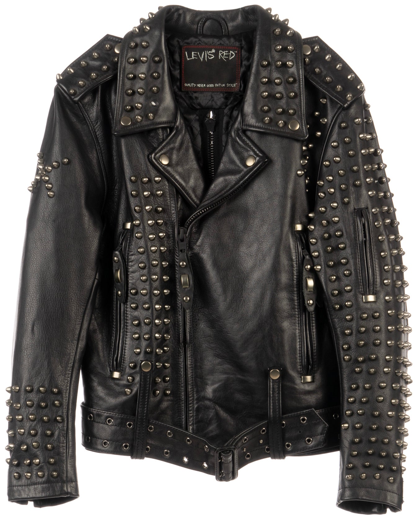 LEATHER STUD JACKET