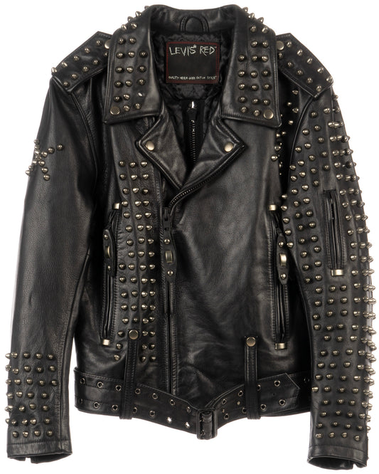 LEATHER STUD JACKET