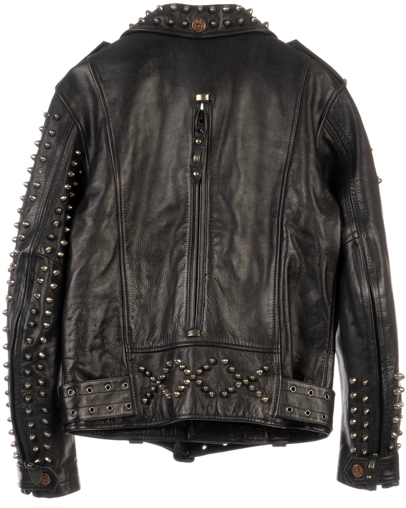 LEATHER STUD JACKET