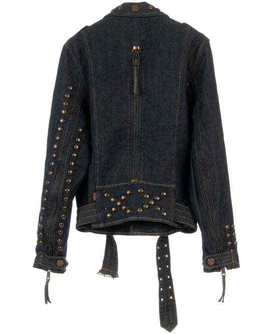 STUD DENIM JACKET MENS