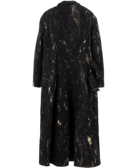 BLACK MARBLE COAT