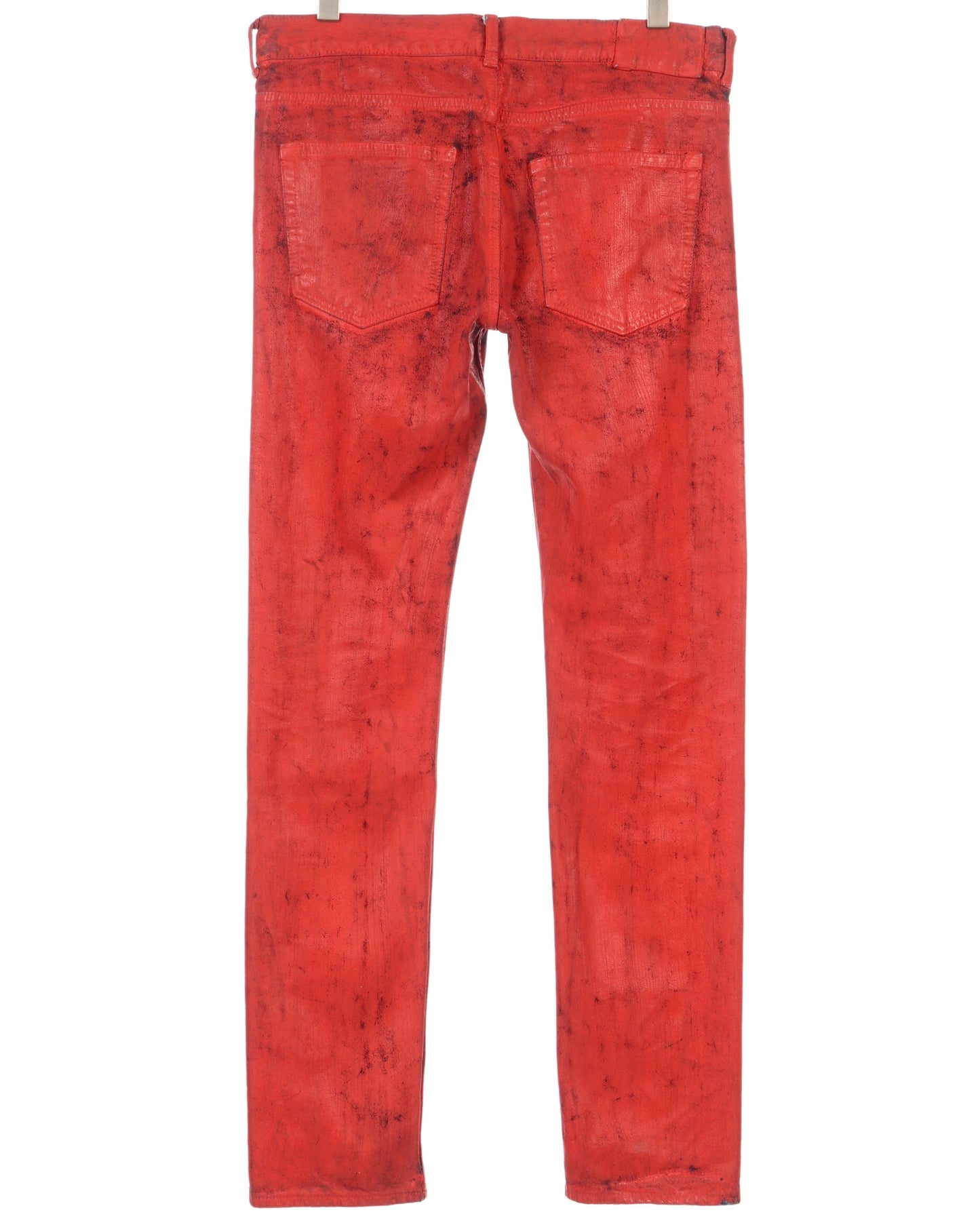 x H&M PAINTED JEANS