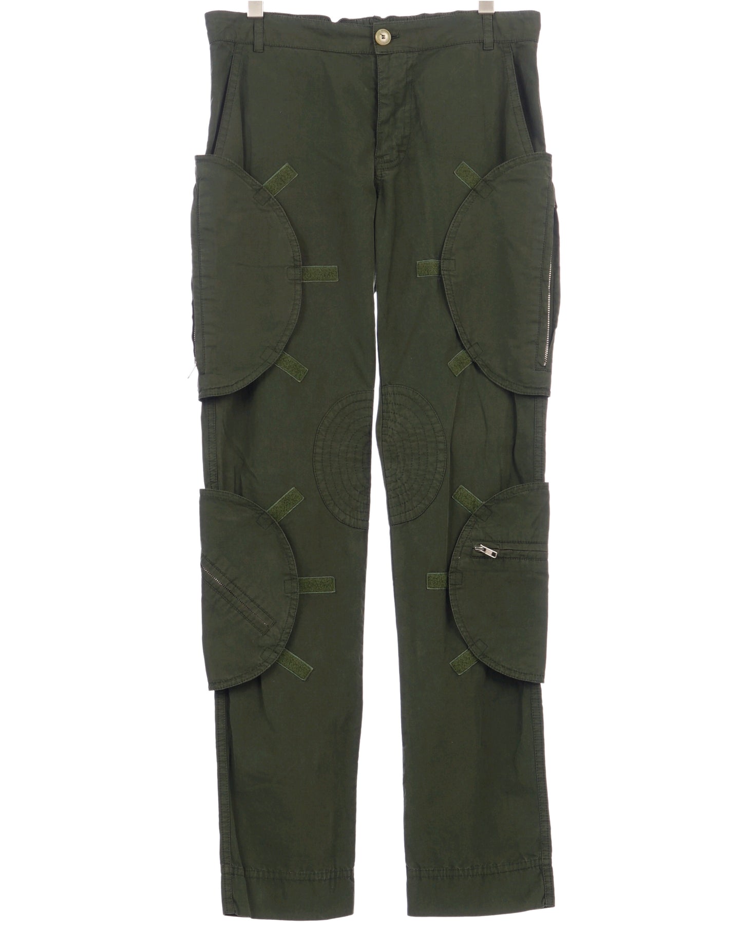 CIRCLE POCKET CARGO SAMPLE PANTS